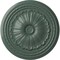 Ekena Millwork Alexa Ceiling Medallion (Fits Canopies up to 2 7/8"), Hand-Painted Cloud Burst, 20 1/2"OD x 1 7/8"P CM20ALCBF - alternate 1
